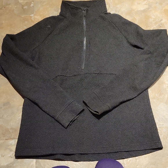 Sweaters - Womens Ashley Furniture Black Half-Zip Sweater
